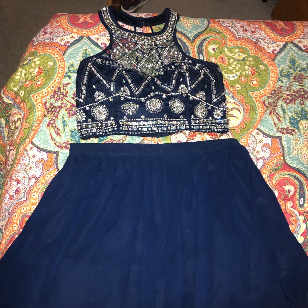 Short Two Piece homecoming dress